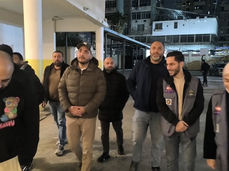 عمر مرجان يتفقد أوضاع النازحين في مدارس صيدا