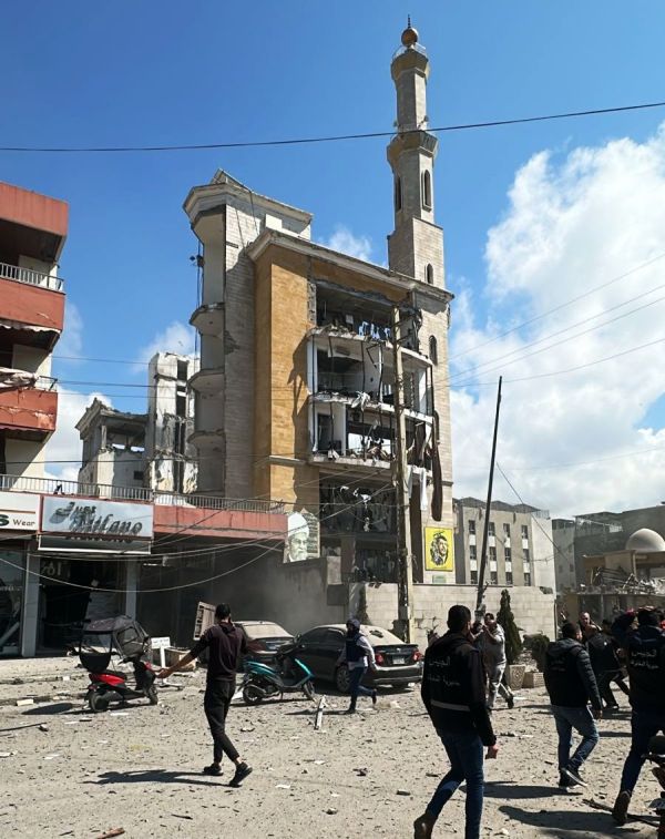 الاضرار في "مجمع الزهراء" في صيدا