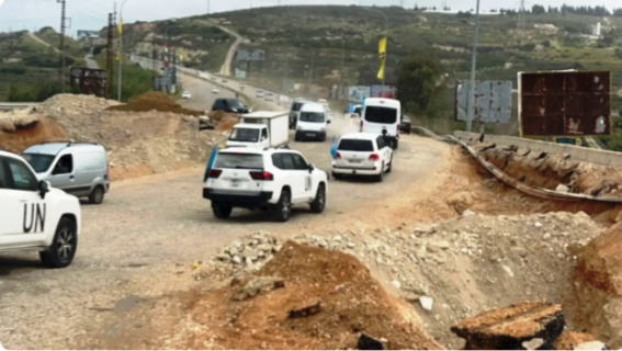 موكب ل "اليونيفيل" عبر جسر برج رحال