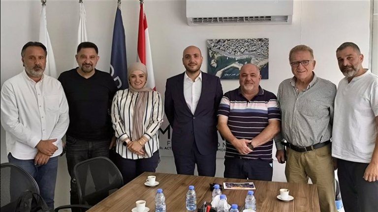 عمر مرجان يلتقي وفد "جمعية أصدقاء زيرة وشاطىء صيدا