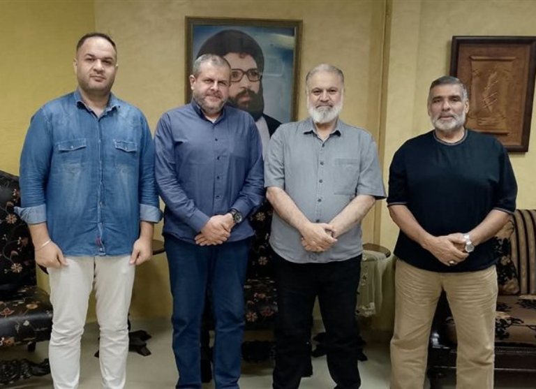 "حزب الله" في صيدا يستعرض الاوضاع العامة مع وفد من "حركة حماس"