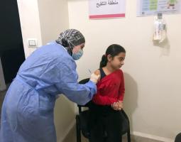 وزارة الصحة تختتم حملة التلقيح الروتيني للأطفال بمركز "مؤسسة الحريري" في تعمير عين الحلوة