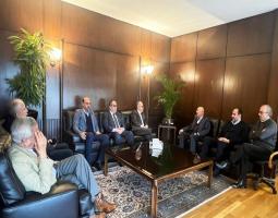 صالح يلتقي سفير الجزائر ويؤكد على "اهمية توسيع التعاون الإقتصادي بين لبنان والجزائر" .