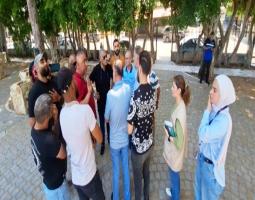 بديع تفقد منطقة تعمير عين الحلوة في صيدا مطلعا على الإحتياجات وعلى مشروع"حارتنا" لإنمائها
