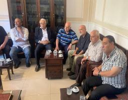 سعد يلتقي وفداً مركزياً فلسطينيا  وتاكيد على "ضرورة حماية المخيمات ومنع الإخلال بأمنها واستقرارها".