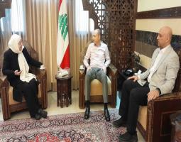 المحافظ ضو يتابع مع الحريري التفاصيل المتعلقة بوفاة الطفل التلميذ جاد سالم