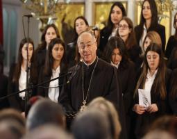 أمسية ميلادية لــ"روتاري صيدا ومطرانية الروم الكاثوليك"  في كاتدرائية القديس نيقولاوس