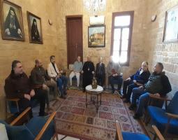 المطران حداد خلال لقائه وفد "جمعية تجار صيدا": هذه المدينة تستحق ان تحمل لقب مدينة الثقافة والحوار