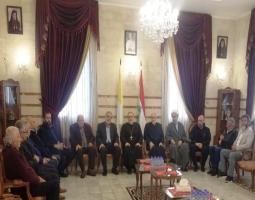 وفد من "حزب الله" هنأ المرجعيات الروحية المسيحية في صيدا بالميلاد