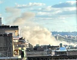 غارة اسرائيلية استهدفت مخيم عين الحلوة