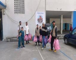 "كرامة الوطن من كرامة أهله"..شعار "مؤسسة معروف سعد" في مراكز ايواء النازحين في صيدا