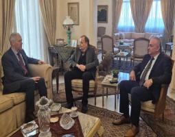 البزري وسفير بلجيكا يتفقّدا مراكز الإيواء في صيدا ..ويلتقيان حجازي في البلدية