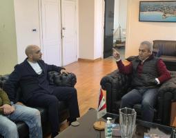 حجازي يلتقي الصيدلي عمر مرجان والبحث يتناول احتياجات مراكز الايواء في صيدا