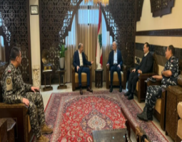 الحجار وصل الى صيدا ويجتمع مع المحافظ ضو وممثلي الأجهزة الأمنية