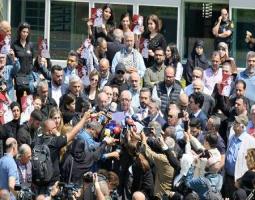 وقفة وفاء لشهداء الصحافة امام مقر الأسكوا في بيروت ومذكرة الى الأمم المتحدة طالبت بإدانة مجازر إسرائيل ضد الجسم الاعلامي في لبنان