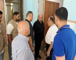 المهندس دنش يزور مركز إيواء "قصر العدل" القديم في صيدا ويلتقي القنصل ابو ظهر