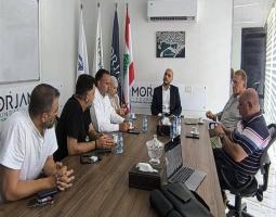 عمر مرجان يلتقي وفد "جمعية أصدقاء زيرة وشاطىء صيدا