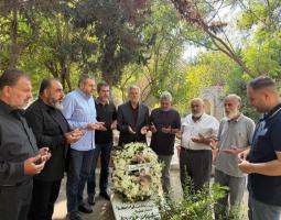 وفد من "حزب الله" زار ضريح المناضل مصطفى سعد بالذكرى الـ 24 لرحيله