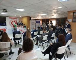 افتتاح قسم "كورونا" في "مستشفى الهمشري" في صيدا بمشاركة لبنانية - فلسطينية
