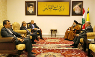 عبداللهيان يكشف من بيروت عن رسائل متبادلة مع واشنطن حول غزة ولبنان