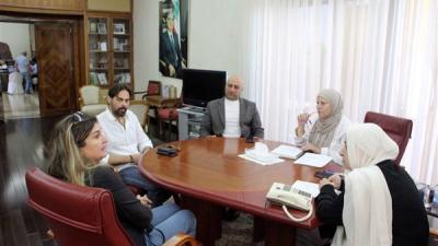 الحريري اطلعت من معضم والبابا على التحضيرات لمهرجان عيد الأضحى