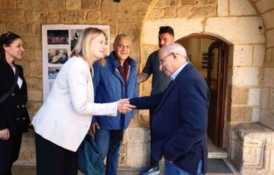 سفيرة النرويج في لبنان تزور