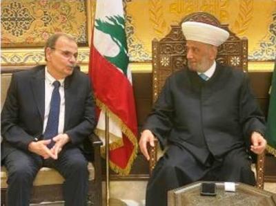 البزري زار المفتي دريان والبحث تناول الأوضاع العامة وهموم المواطنين