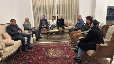 سعد يطّلع على تحضيرات الاحتفال بعيد الميلاد , ويلتقي وفدًا من مؤسسة (شاهد) و