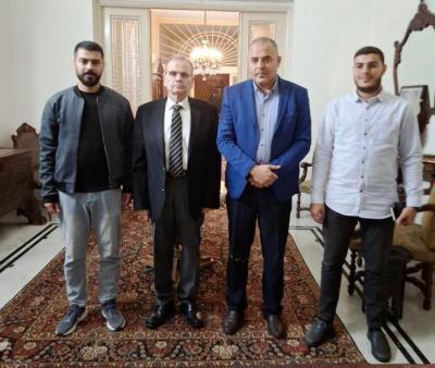 البزري يلتقي وفداً من مؤسسة