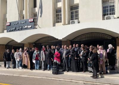 اعتصام لروابط أساتذة التعليم الرسمي في باحة سرايا صيدا: لإنصاف شامل لكل فئات المعلمين