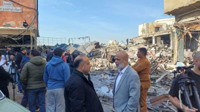 بسام حمود يتفقد آثار العدوان ويطالب بحماية اللبنانيين وأملاكهم وأرزاقهم من الإعتداءات الصهيونية