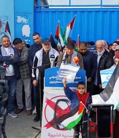 الرفاعي : شعبنا الفلسطيني اللاجئ ليس متسولا، نحن أصحاب قضية عادلة، وأصحاب حق تاريخي