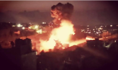 عشرات الغارات الإسرائيلية على جنوب لبنان