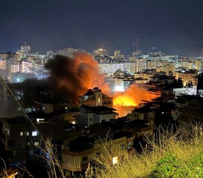 غارة اسرائيلية على حارة صيدا