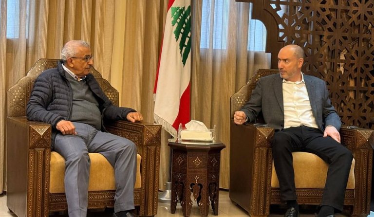 سعد يبحث مع محافظ الجنوب احتياجات مراكز استقبال النازحين في صيدا, ويلتقي ابو زيد