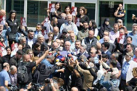 وقفة وفاء لشهداء الصحافة امام مقر الأسكوا في بيروت ومذكرة الى الأمم المتحدة طالبت بإدانة مجازر إسرائيل ضد الجسم الاعلامي في لبنان